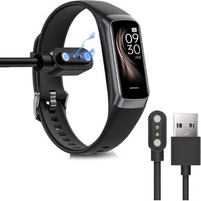 Compatible with IMFRCHCS Fitness Tracker Charger, Magnetic USB Charging Cable Replacement Charger Cable Compatible with IMFRCHCS C60 Fitness Tracker/UMEGET C60 Fitness Tracker