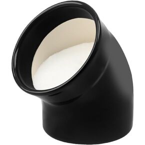 Salt Pig, Dishwasher Safe Ceramic Salt Cellar Modern and Minimalist, Salt Pig Ceramic for Convenient Access to Seasoning, Wide Caliber Salt Holder for Counter, Black