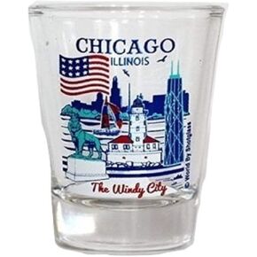 Chicago Illinois Great American Cities Collection Shot Glass