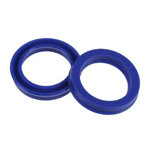 YOKIVE 2 Pcs UN Radial Shaft Seals, Industry PU Oil Seals for Hydraulic Cylinders (Blue, 22-mm ID x 30-mm OD 5-mm Width)