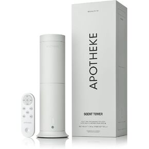 Apotheke Scent Tower Aromatherapy Diffuser for Home - Essential Oil Diffuser with Long-Lasting Fragrance for Office, Hotel & Large Rooms - Modern Aroma Diffuser for Clean, Fresh & Natural Fragrance