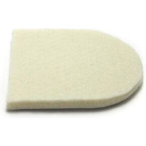 100 Felt Heel Cushion/Lifts for Shoes and Boots, 1/4", Adhesive Backing