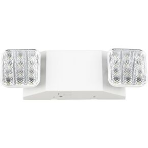 Sunco Emergency Lights Commercial Emergency LED Flood Lights for Power Outages Backup Battery (180 Minutes) Wall Mount, Hard Wired 120-277V Fire Resistant (UL 94V-0) 6 Pack