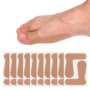 40pcs/20pairs Big Toe Wraps for overlapping Toes, Self-Adhesive Toe Brace Big Toe Straighteners, Breathable Toe Corrector Big toe valgus orthotics for Women Men