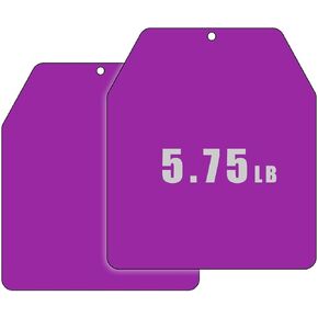 Tribe WOD Weight Vest Plates 5.75-13.75lb | Plate Carrier Weights for Heavy Training, Heavy Workouts, Running, Cross Training | Premium Steel | Additional Weight for Weight Vests in Kuwait