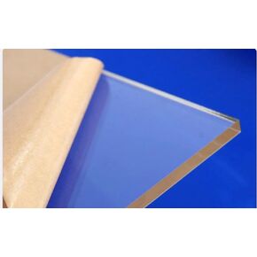 Acrylic Plexiglass Plastic Sheet 0.220" - 1/4" x 6" x 12" Clear (6" x 12", 1)