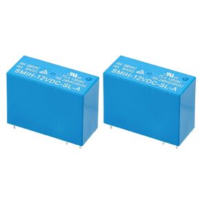 2Pcs Miniature Intermediate Power Relay, SMIH-12VDC-SL-A, DC 12V, Normally Open A Type, 6Pin, 20A Switching Capability (2)