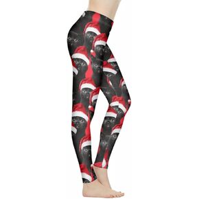 GLUDEAR Women's Ugly Christmas Holiday Leggings High Waist 3D Print Xmas Soft Legging in Kuwait