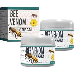 Dragon Honor 2Pcs Bee Venom Joint Cream, New Bee Venom Cream, Bee Venom Cream Provides for Back,Neck,Hands,Feet Etc
