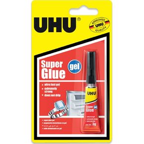 UHU Super Glue Ultra Fast Gel Glue 3g