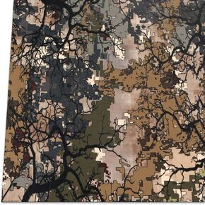 KYDEX Thermoform Sheet - (P1 Texture) - (Infused Print) - (12in x 12in) - (Treezyn Camo - Ambush) - (1 Sheet) - (for Holster Making & Hobby) - (USA Made)