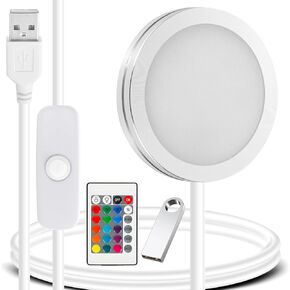 Compatible with Bambu Lab LED Lamp 001 Kit, LED Creative Lighting Kit for 3D Printers for Crafting Nightlight Models, Features Adjustable Color Lighting and Brightness Control