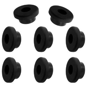 8PCS 1-1/8 Inch Silicone Rubber Grommets, 3/4 Inch ID Firewall Hole Plug Top Hat Grommets for Wire, Cable, Automotive, Desk, Water Pipe