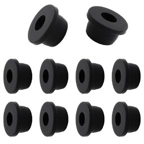 8PCS 1-1/8 Inch Silicone Rubber Grommets, 3/4 Inch ID Firewall Hole Plug Top Hat Grommets for Wire, Cable, Automotive, Desk, Water Pipe