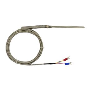Waterproof K Type Thermocouple Temperature Sensors Stainless Steel Probe with 4" Length & 10 ft Lead Cable