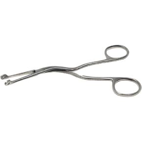 Magill Catheter Forceps ENT Anesthesia Instruments EMT EMS Supplies, Long Forceps With Angled Shank Stainless Steel Medical Tools (8 Inch)