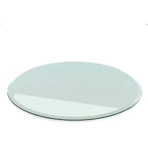 Royalty 30" Inch Round Tempered Glass Top – Clear Table Top Glass – Glass Table Tops Useful for Replacement, Tabletop Protector, Patio, Dining, Coffee Table, Desks - 1/4 Thick Flat Polished Edge