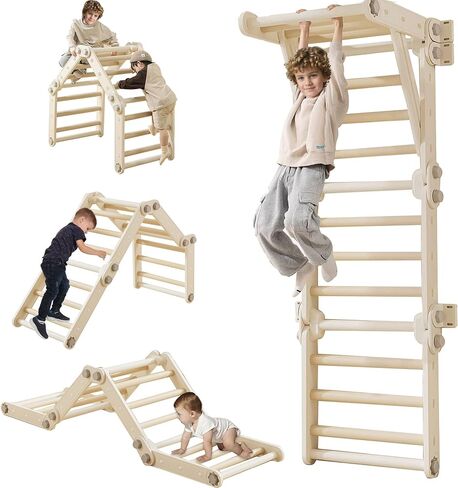 Toys for Children/Thickened Eco-Friendly Materials/Variable Climbing Frame Slides Promote Brain and Body Development/Beautiful Gift to Happy Childhood (Orange) in Saudi Arabia