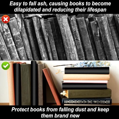 شريط إصلاح تجليد الكتب الأسود شريط كتاب من القماش ذاتي اللصق مقاس 2 بوصة × 33 قدم شريط لاصق غير لامع لتعزيز حماية التغطية وإصلاح الكتب القديمة والكتب العتيقة واللوازم اليومية in Kuwait