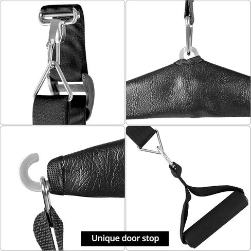 QWORK Cervical Neck Traction Device Over Door for Home Use -Neck Stretcher for Effective Neck Pain Relief, Adjustable for Cervical Spondylosis, Stiffness, Arthritis - Neck Sling in Saudi Arabia