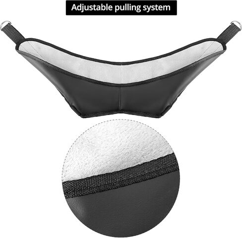 QWORK Cervical Neck Traction Device Over Door for Home Use -Neck Stretcher for Effective Neck Pain Relief, Adjustable for Cervical Spondylosis, Stiffness, Arthritis - Neck Sling in Saudi Arabia