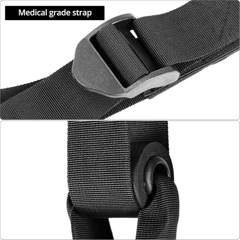 QWORK Cervical Neck Traction Device Over Door for Home Use -Neck Stretcher for Effective Neck Pain Relief, Adjustable for Cervical Spondylosis, Stiffness, Arthritis - Neck Sling in Saudi Arabia