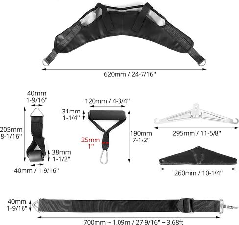 QWORK Cervical Neck Traction Device Over Door for Home Use -Neck Stretcher for Effective Neck Pain Relief, Adjustable for Cervical Spondylosis, Stiffness, Arthritis - Neck Sling in Saudi Arabia