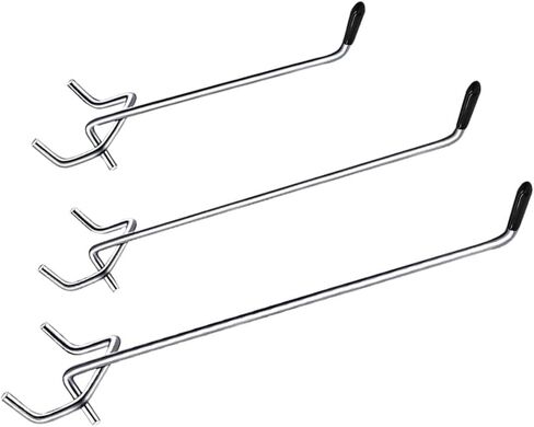 feejee 30 Pcs Pegboard Hooks,Heavy Duty Hook Accessories,Thickened Metal Hooks Suitable for 1/4"pegboard,organizing Tools for Garage,Office,Kitchen,StoreCraft Organizing,Living Room,Bathroom in Saudi Arabia