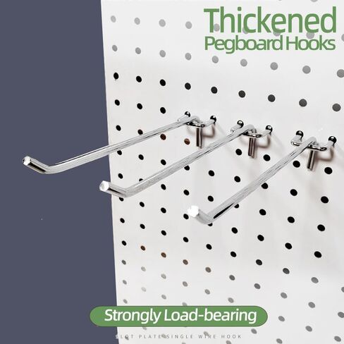 feejee 30 Pcs Pegboard Hooks,Heavy Duty Hook Accessories,Thickened Metal Hooks Suitable for 1/4"pegboard,organizing Tools for Garage,Office,Kitchen,StoreCraft Organizing,Living Room,Bathroom in Saudi Arabia