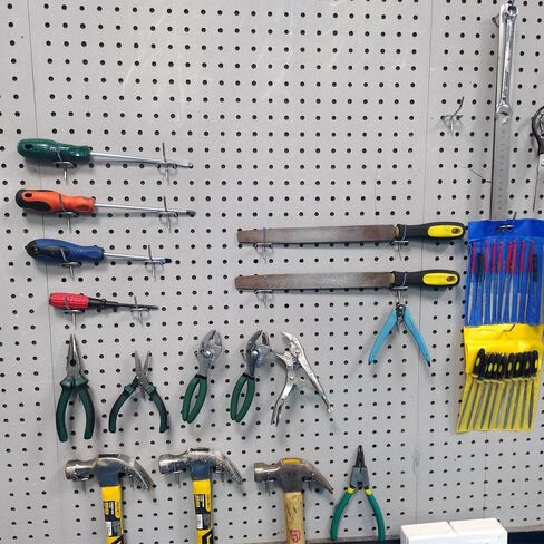feejee 30 Pcs Pegboard Hooks,Heavy Duty Hook Accessories,Thickened Metal Hooks Suitable for 1/4"pegboard,organizing Tools for Garage,Office,Kitchen,StoreCraft Organizing,Living Room,Bathroom in Saudi Arabia