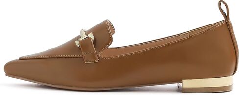 FEVERSOLE Women's Loafer Flat Pointed Deco Low Heel Fashion Slip On Dress Driving Office Shoes in Saudi Arabia