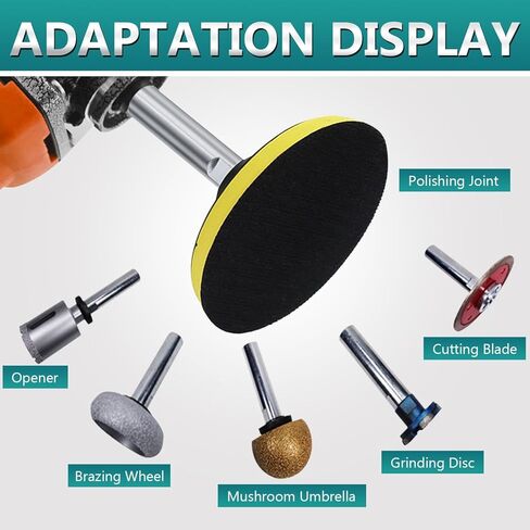 5/8"-11 thread angle grinder extension shaft set connecting rotary rod car polishing adapter of 2 PCs, 3.15 inch in Kuwait