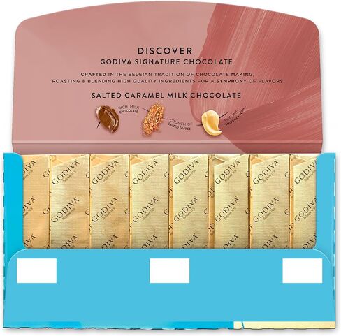 Godiva Chocolatier Chocolate Signature Mini Bars,72% Cacao Dark, 3.1 Ounce (Pack of 12) in Saudi Arabia