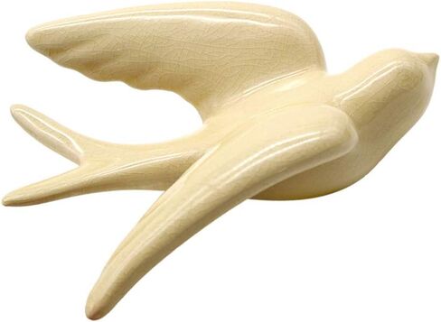 Dorlotou السيراميك شنقا يبتلع العصفور الطيور ديكور الحائط الديكور 3D النمط الأوروبي الرجعية حجم واحد متعدد الألوان لغرفة الطعام المعيشة (مجموعة) in Kuwait