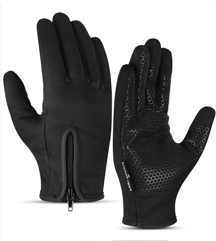 Winter Gloves for Men Women,Windproof Touchscreen Anti-Slip Cold Weather Warm Gloves for Cycling,Driving,Running in Saudi Arabia