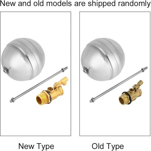 قيمة الكرة العائمة، صمامات الكرة العائمة المصنوعة من الفولاذ المقاوم للصدأ 1/4 بوصة DN15 قابلة للتعديل بخيط ذكر مستشعر المياه الهيدروليكية، صمامات كروية in Kuwait