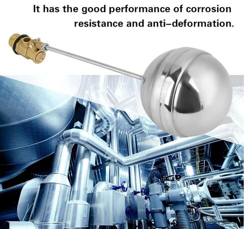 قيمة الكرة العائمة، صمامات الكرة العائمة المصنوعة من الفولاذ المقاوم للصدأ 1/4 بوصة DN15 قابلة للتعديل بخيط ذكر مستشعر المياه الهيدروليكية، صمامات كروية in Kuwait