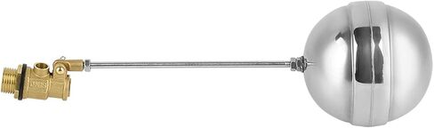 قيمة الكرة العائمة، صمامات الكرة العائمة المصنوعة من الفولاذ المقاوم للصدأ 1/4 بوصة DN15 قابلة للتعديل بخيط ذكر مستشعر المياه الهيدروليكية، صمامات كروية in Kuwait