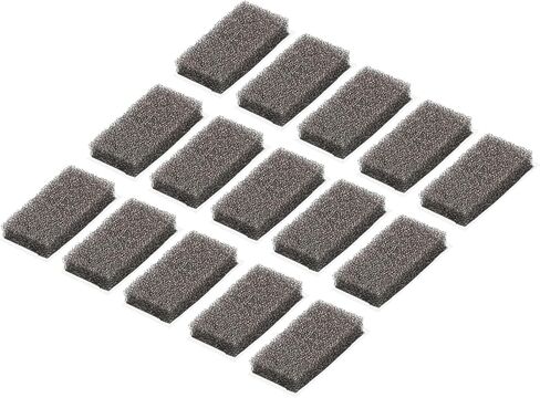 MECCANIXITY Nickel Foam Electrode, Button Battery Electrode Disc Nickel Foam Sheet Porous Foam Nickel 20x10x4mm with Adhesive Pack of 100, Grey in Saudi Arabia
