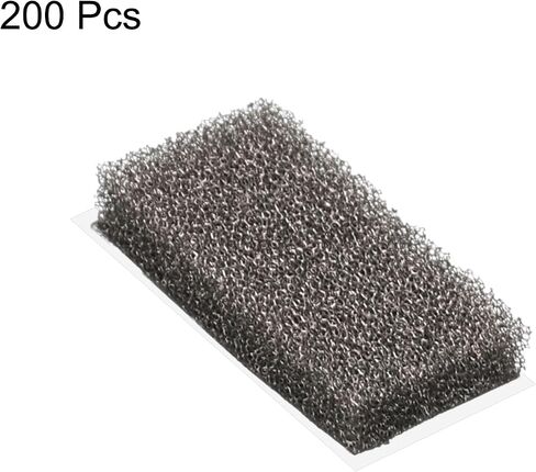 MECCANIXITY Nickel Foam Electrode, Button Battery Electrode Disc Nickel Foam Sheet Porous Foam Nickel 20x10x4mm with Adhesive Pack of 100, Grey in Saudi Arabia