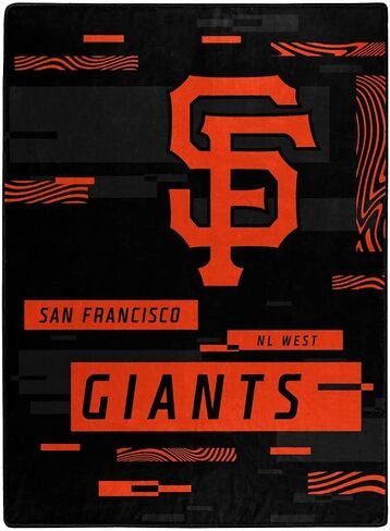 بطانية راشيل فائقة النعومة من Northwest MLB San Francisco Giants مقاس 60 بوصة × 80 بوصة in Saudi Arabia