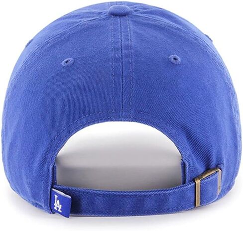 قبعة بيسبول '47 Los Angeles Dodgers Clean Up Dad Hat - ملكية/نص in Saudi Arabia