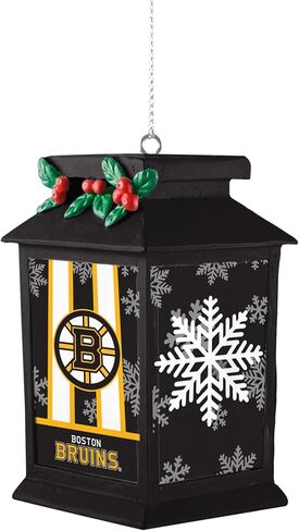 FOCO - NHL Hockey Team & Player Holiday Light Up Lantern Xmas Christmas Tree Hanging Ornament (Boston Bruins) in Saudi Arabia