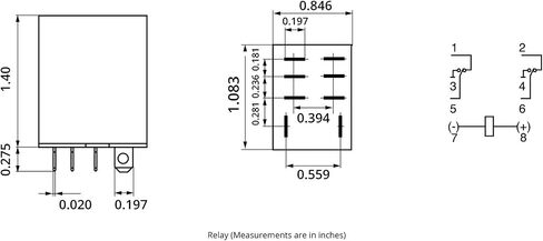 Temco 2X Industrial Ice Cube Plug-in Relay General Purpose 24 VDC 10A Contact 8 Pin (LY2 Format) w/Socket in Saudi Arabia