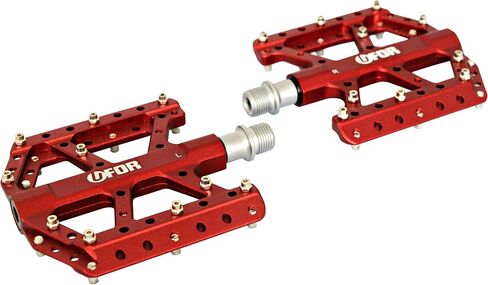 UFOR Thin & Durable Mountain Bike Pedals, Aluminum Alloy Platform MTB Pedals in Saudi Arabia