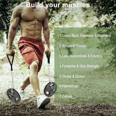 مقابض المشي لمزارعي صالة الألعاب الرياضية: يحمل المزارعون المحمولون أشرطة مقابض لقوة القبضة وتدريبات بناء الجسم لصالة الألعاب الرياضية المنزلية in Kuwait