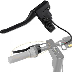 Scooter Brake Handle Compatible for Segway Ninebot Max G30LP Electric Scooter, Aluminium Brake Lever, Brake Clutch Levers Accessories Parts, Black, Frosted Anti-Slip
