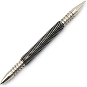 1/16″Dual Head Nail Setter and 3/16″Center Punch, 3500 PSI Striking Force Counter Punch Spring Nail Set