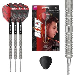 TARGET Darts Sebastian Bialecki Gen 1 Steel Tip Swiss Point Darts, 90% Tungsten Darts, 22G | Generation 1 Bialecki Steel Tip Darts, Player Edition Swiss Points Darts Set, Professional Dart Set