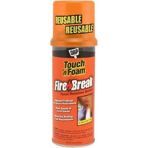 12-Pack of 12 oz Dap 501212 Touch ’N Foam FireBreak Fire Block Foam Sealant